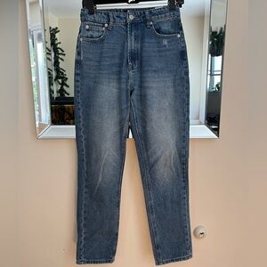 Lucky Brand High Rise Mom Blue Jeans Pants Size 28